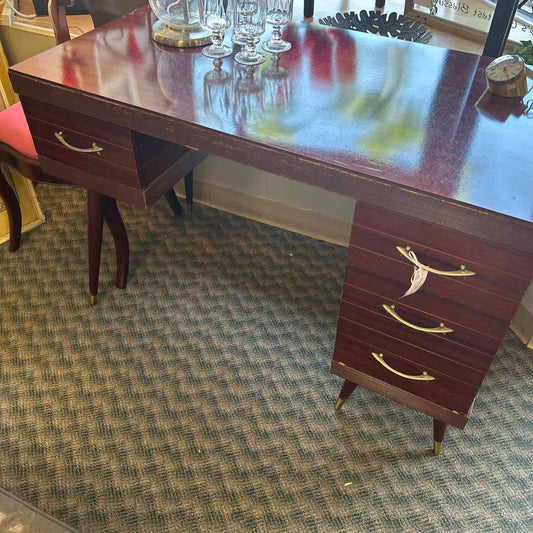 Mid Century Wood Desk