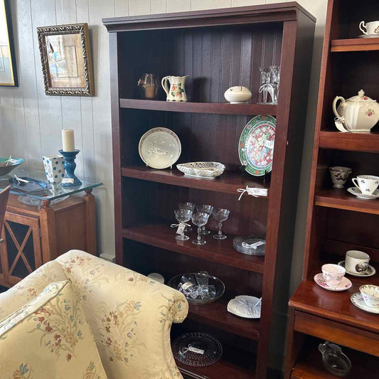 5 Shelf Wood Bookcase