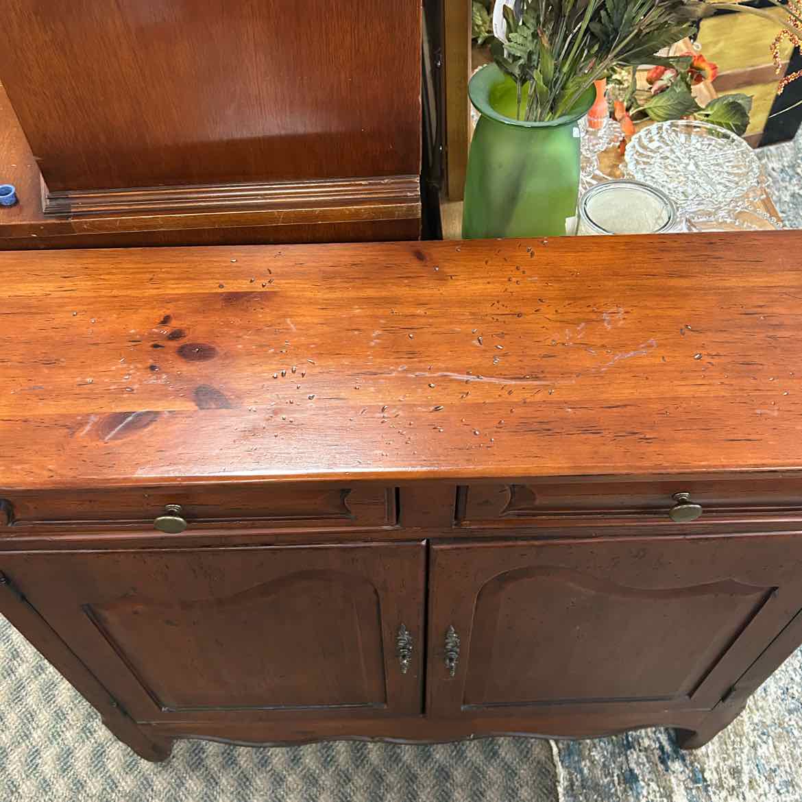 Narrow Wood Habersham Plantation Cabinet