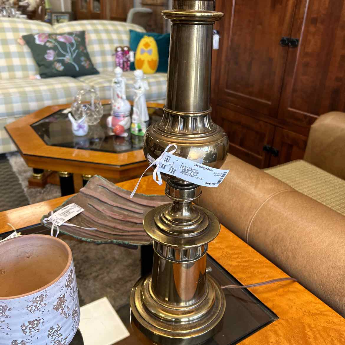 Large Brass Lamp