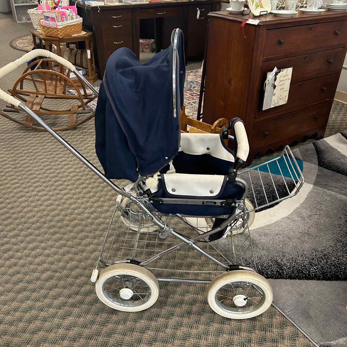 Vintage Swedish Stroller Emmalijunga