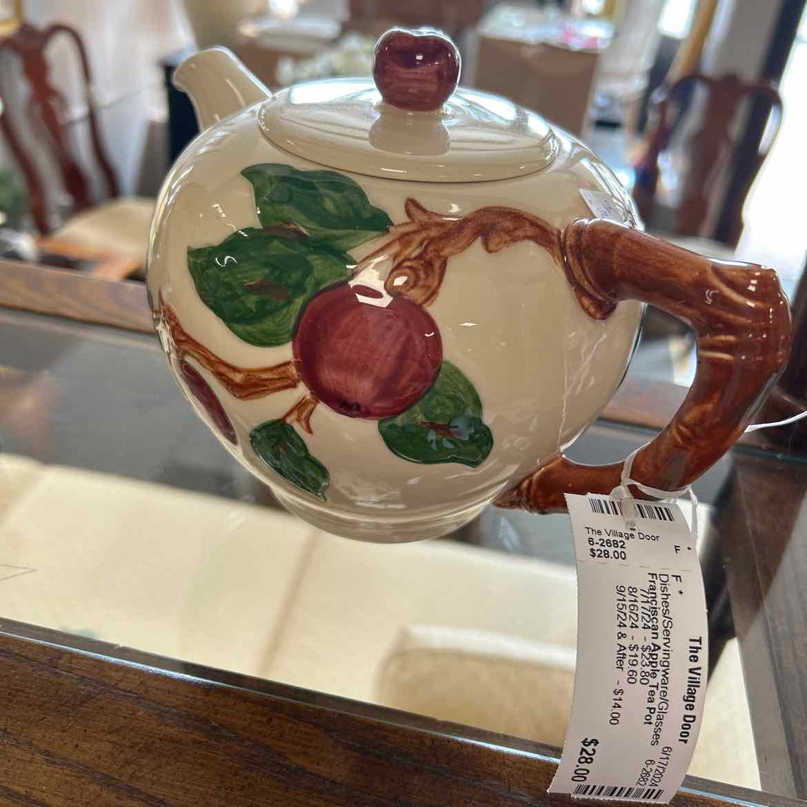 Franciscan Apple Tea Pot