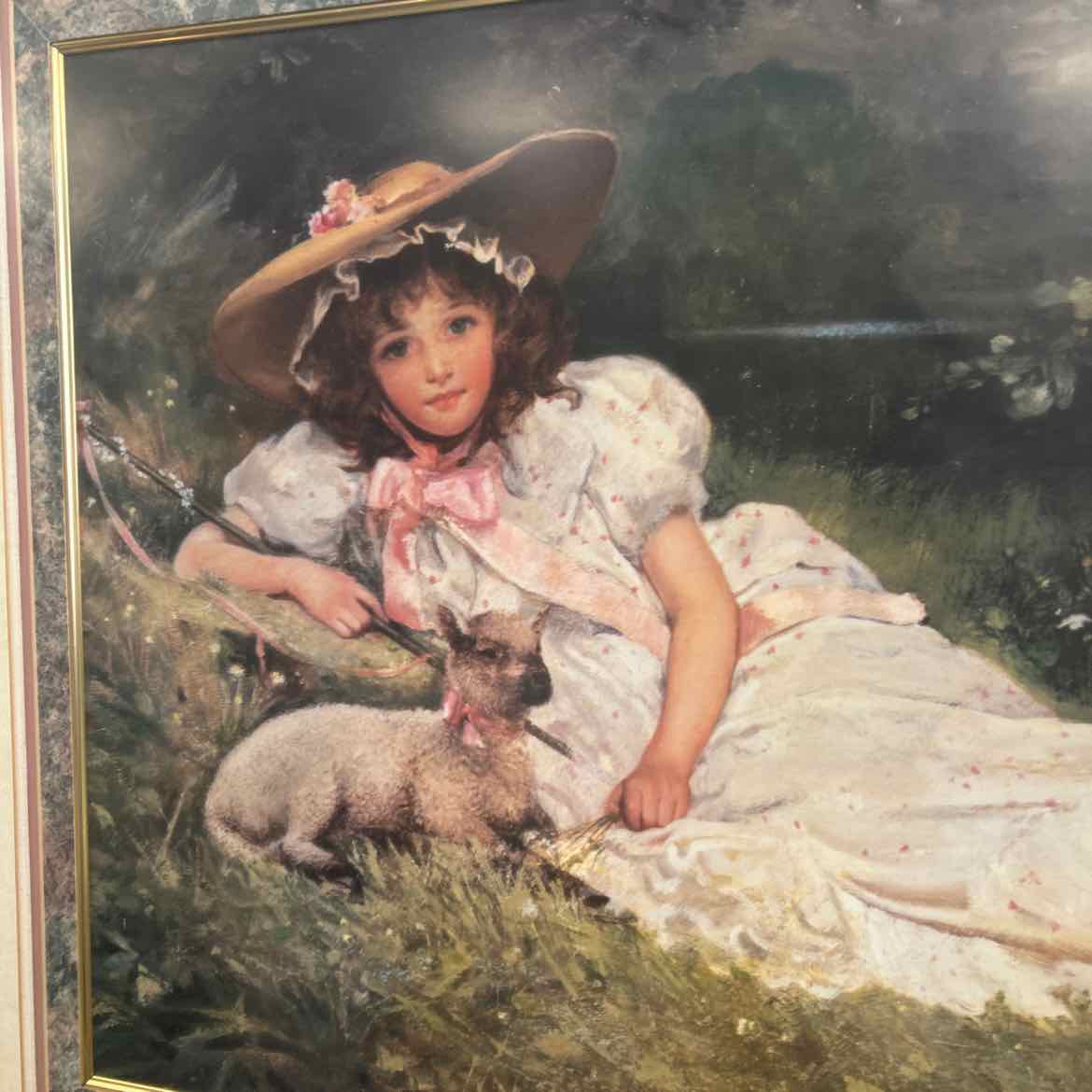 Picture of Girl w/Lamb