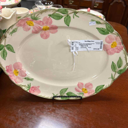 Desert Rose Oval Platter