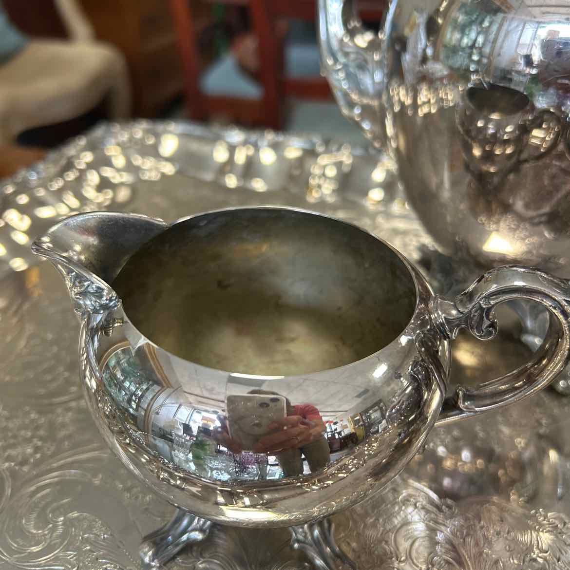 3 pc Silverplate Coffee Set