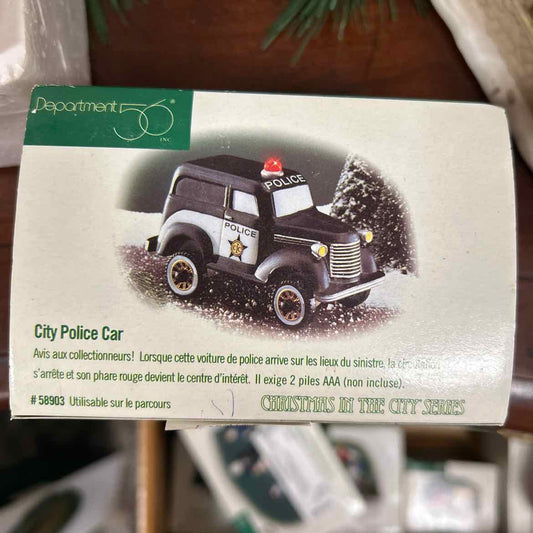 Dept 56 City Police Car