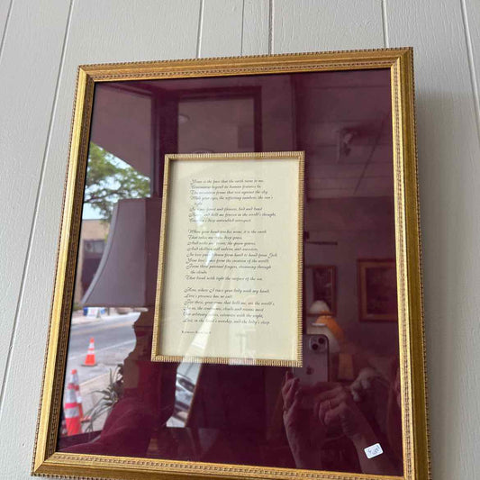 Picture w/Verse -Burgundy Border