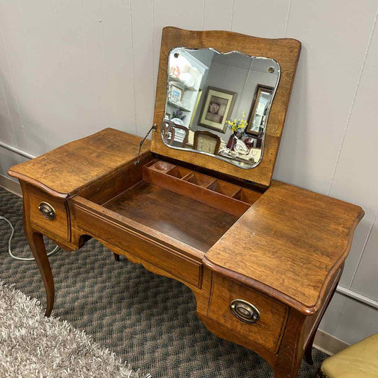 Vintage Vanity Table w/Mirror