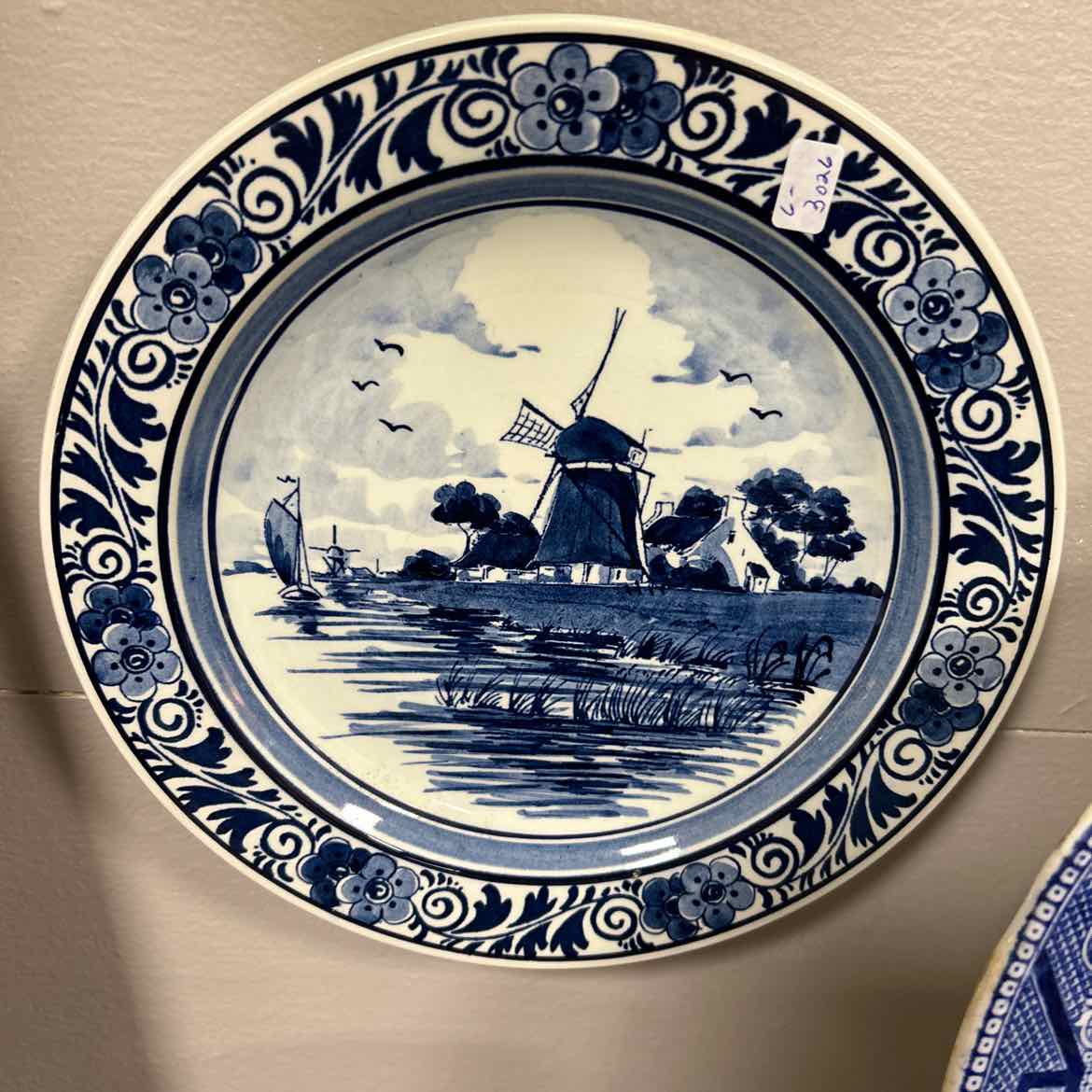 Delft Blue & White Plate