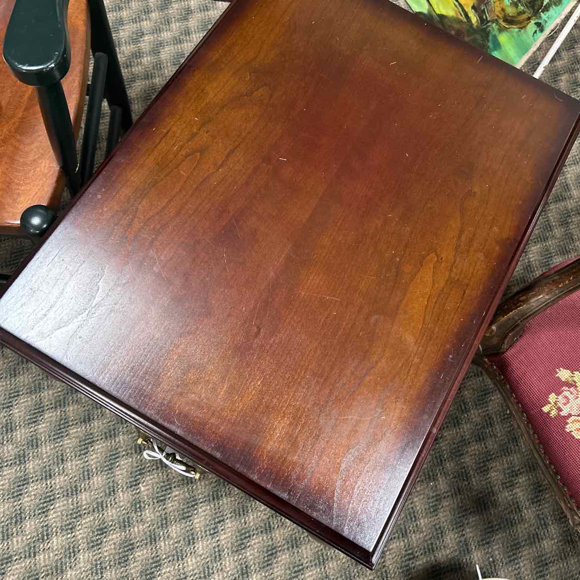 Wood End Table w/Drawer
