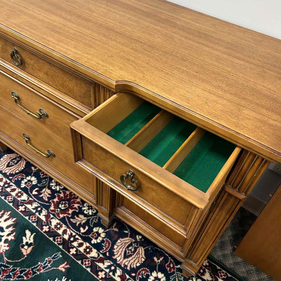 Wood Buffet w/Brass Hinges