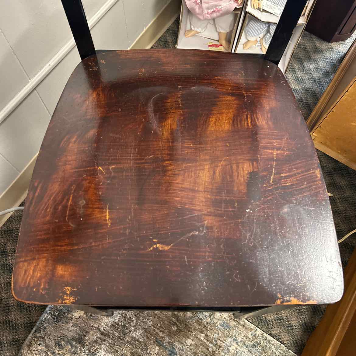 Wooden Counter Stool