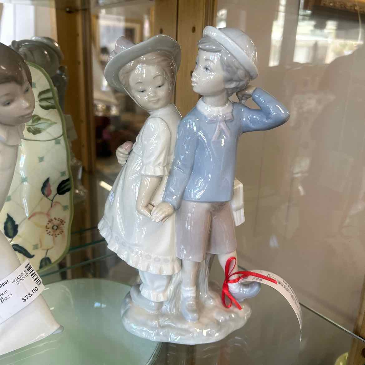 Lladro -Boy & Girl w/Ice Cream Cone