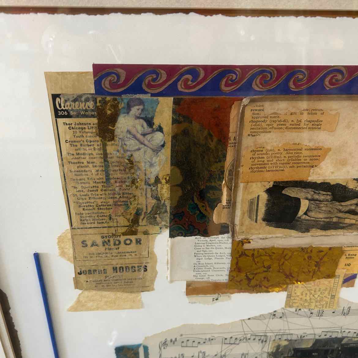 Mixed Media Collage Art Picture