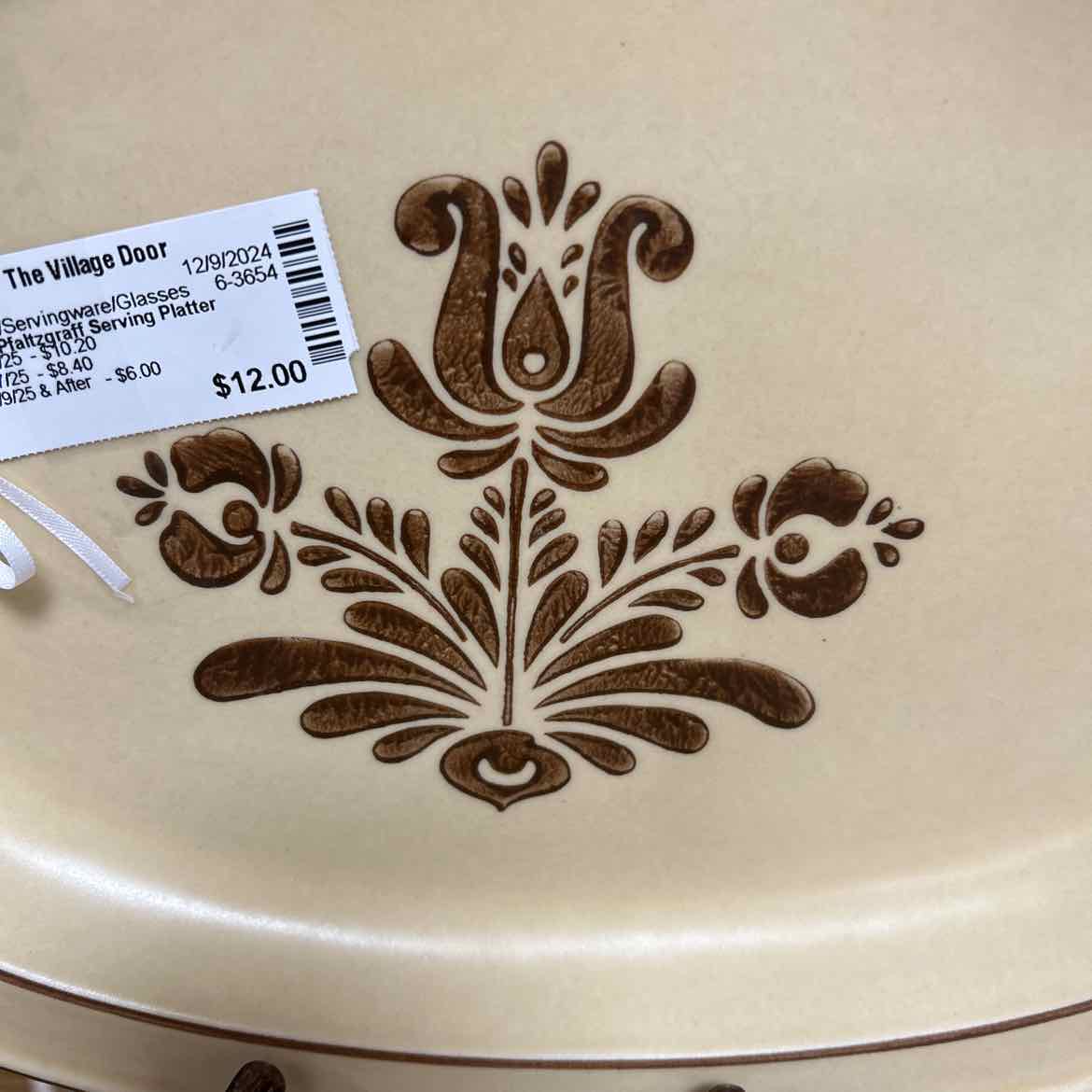 Large Pfaltzgraff Serving Platter