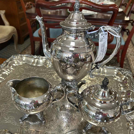 3 pc Silverplate Coffee Set