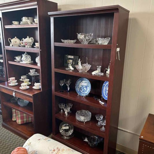 5 Shelf Wood Bookcase