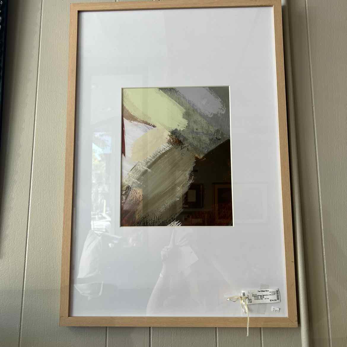 Abstract Picture -Splashes of Brown & Tan