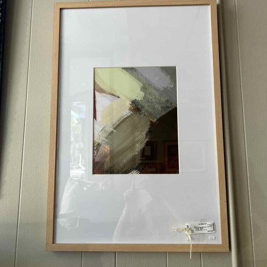 Abstract Picture -Splashes of Brown & Tan