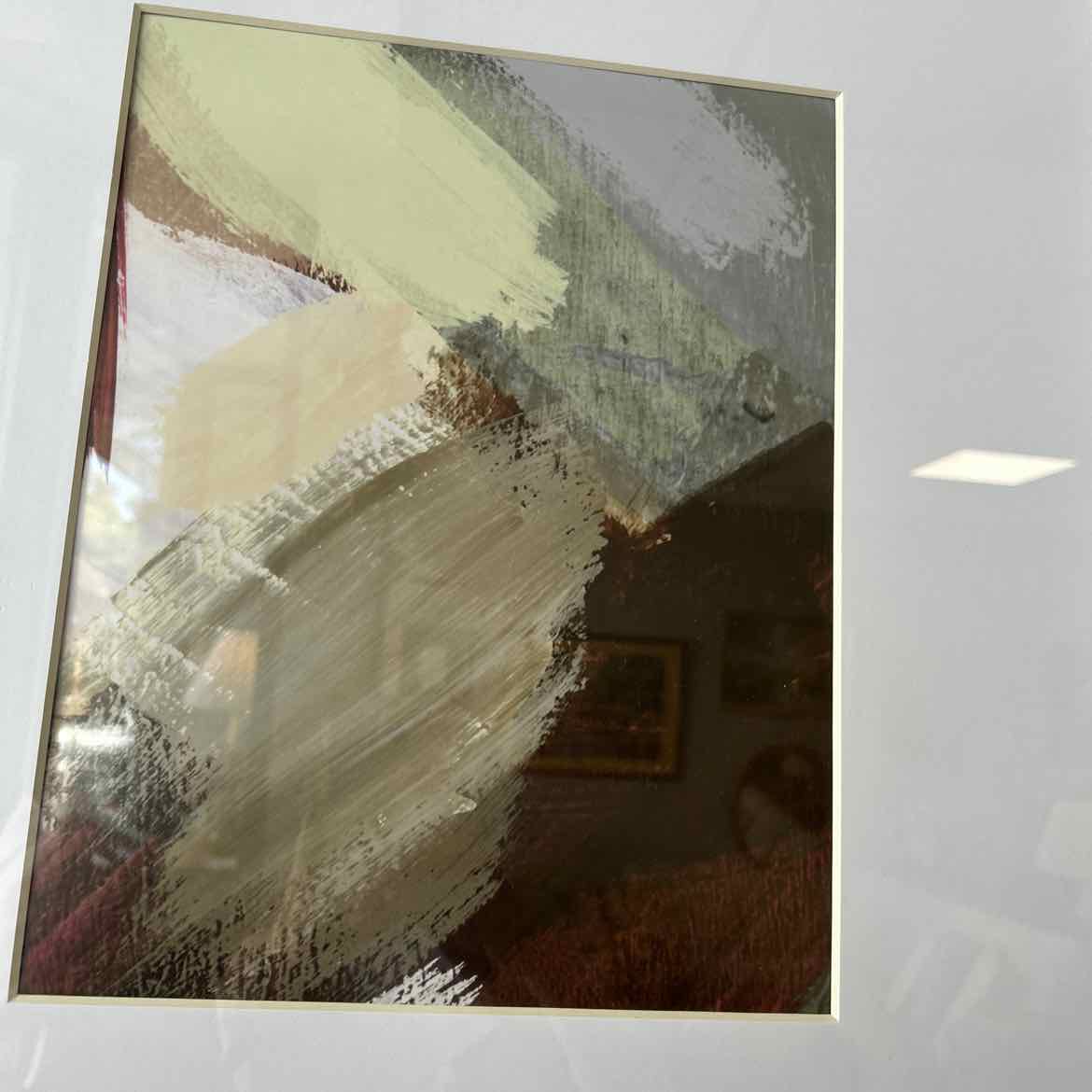 Abstract Picture -Splashes of Brown & Tan