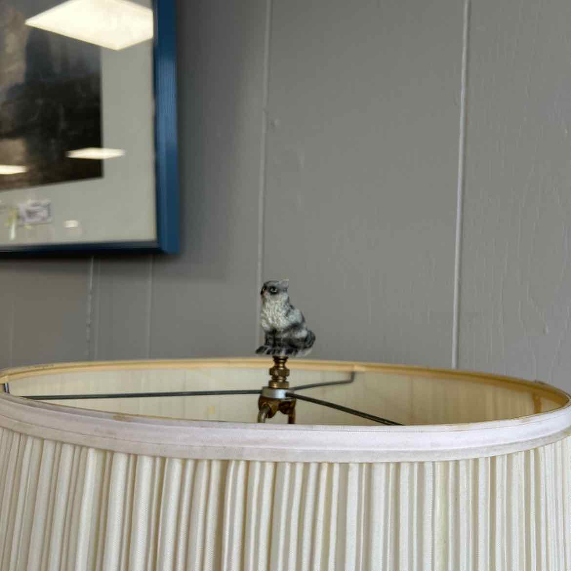 Tall Lamp w/Fruit Base