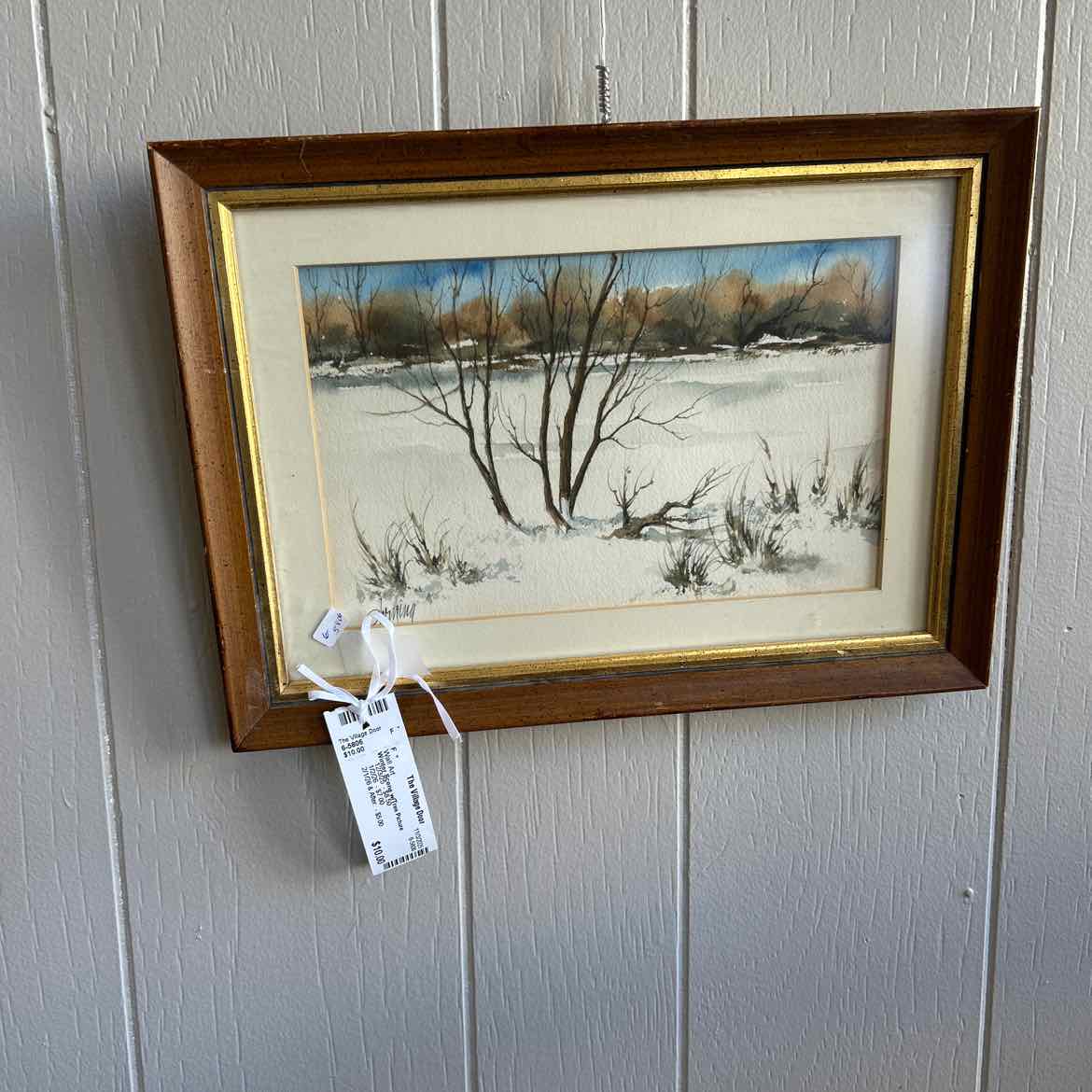 Winter Scene w/Tree Picture