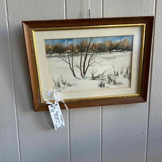 Winter Scene w/Tree Picture