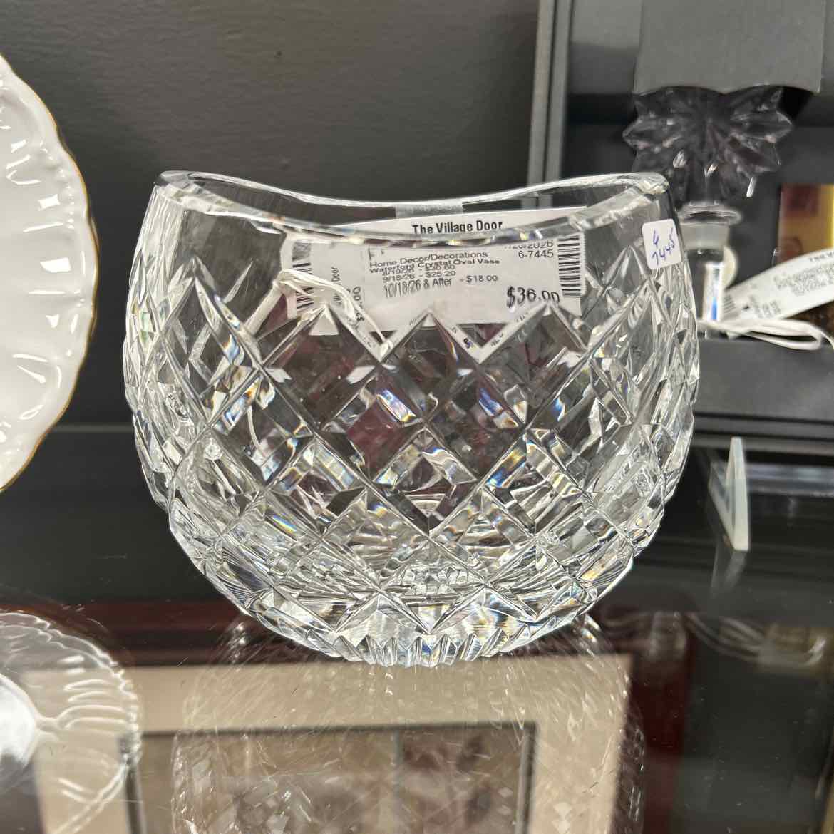 Waterford Crystal Oval Vase