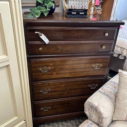 Tall Dresser w/Brass Hinges