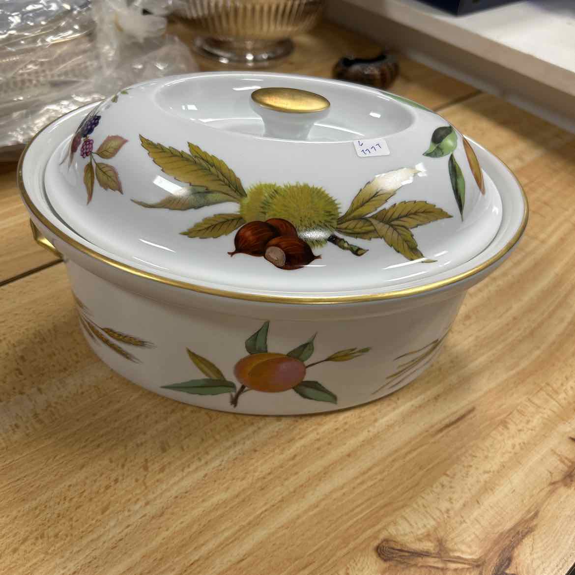 Royal Worcester Oval Casserole w/Lid