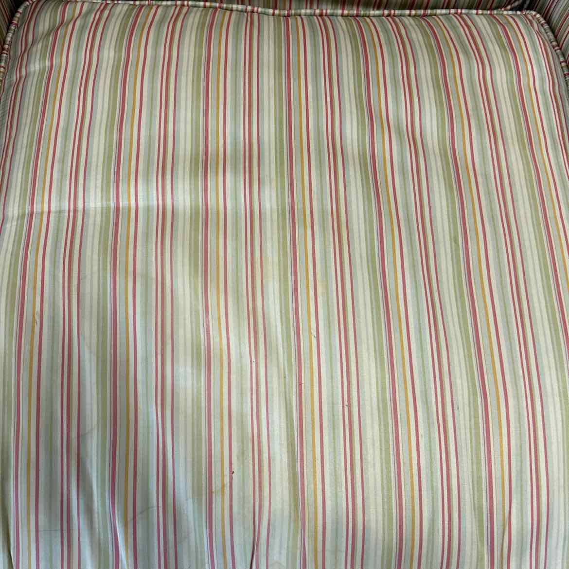 Baker Striped Arm Chair AS IS