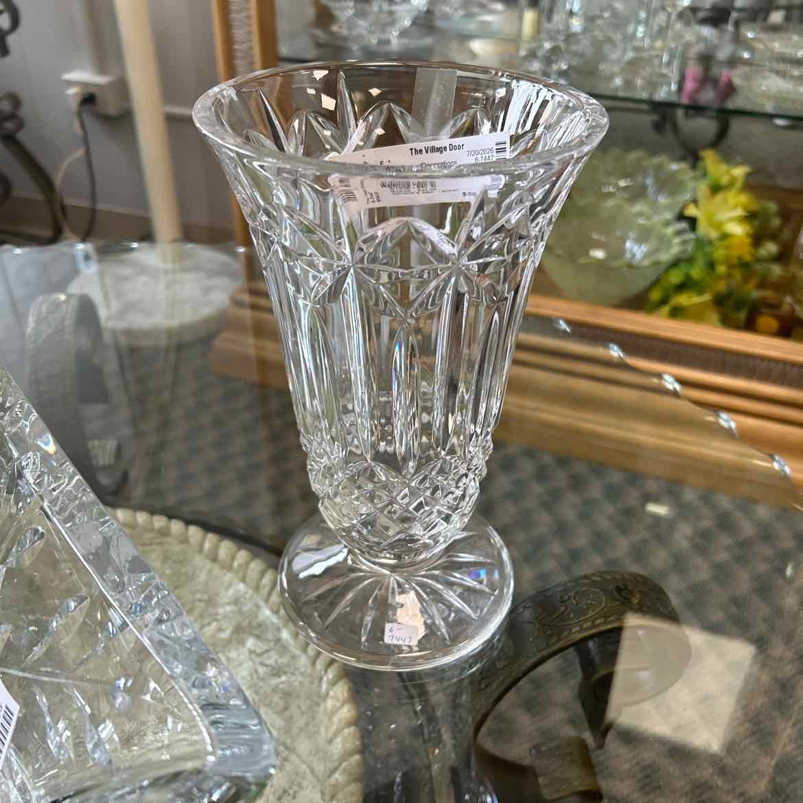 Waterford Crystal Vase-Diamond Cut
