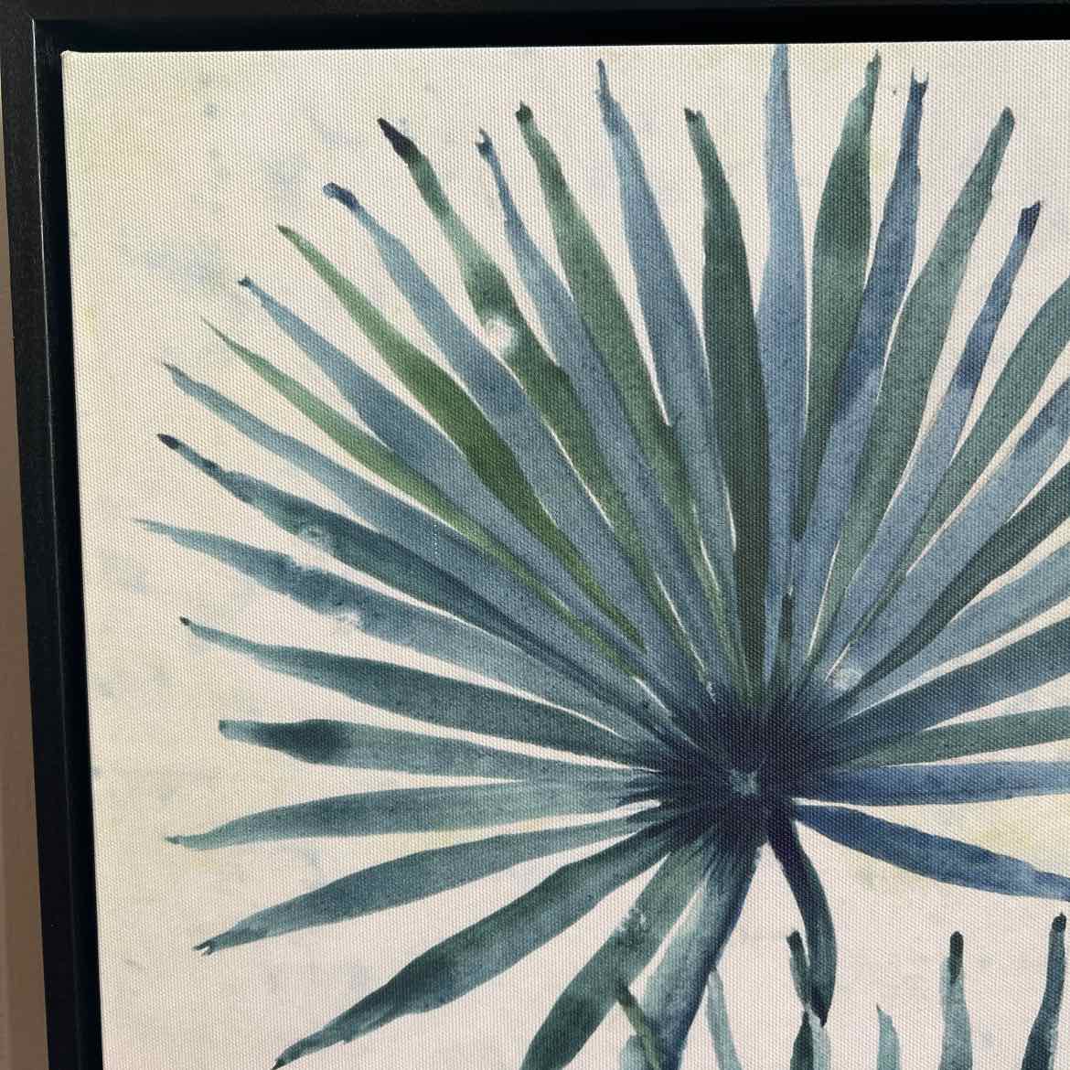 Blue/Green Palm Branch Picture