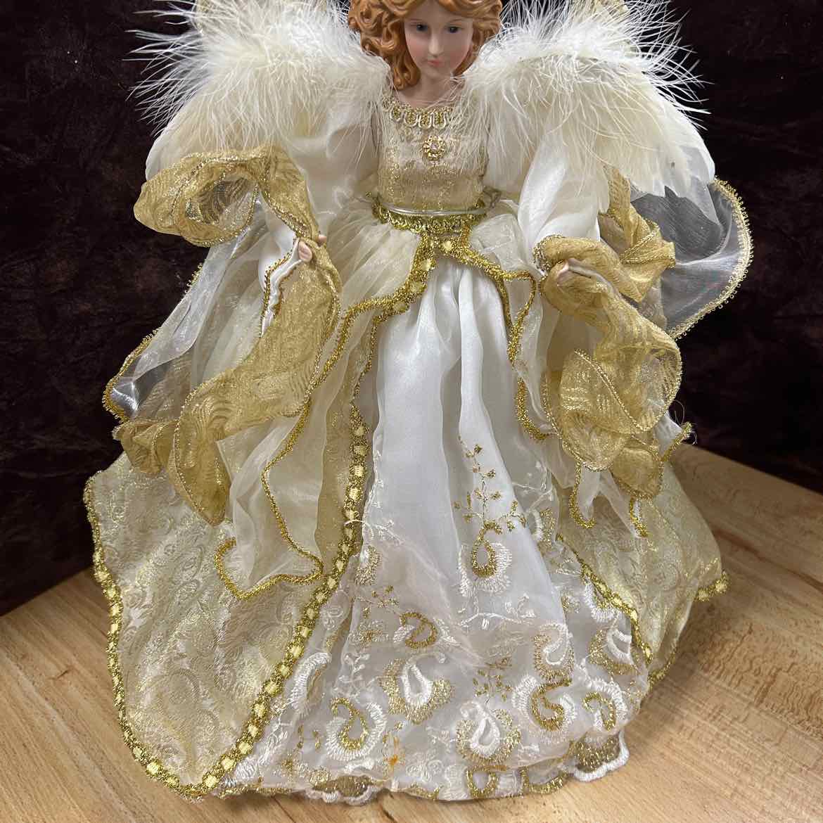 Gold Angel Large Tree Topper