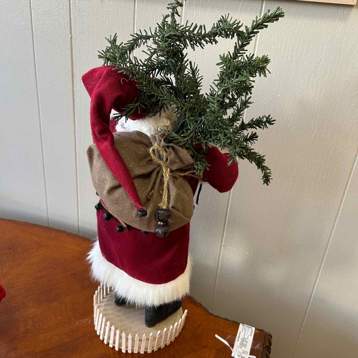 Santa w/Bag & Teddy Bear