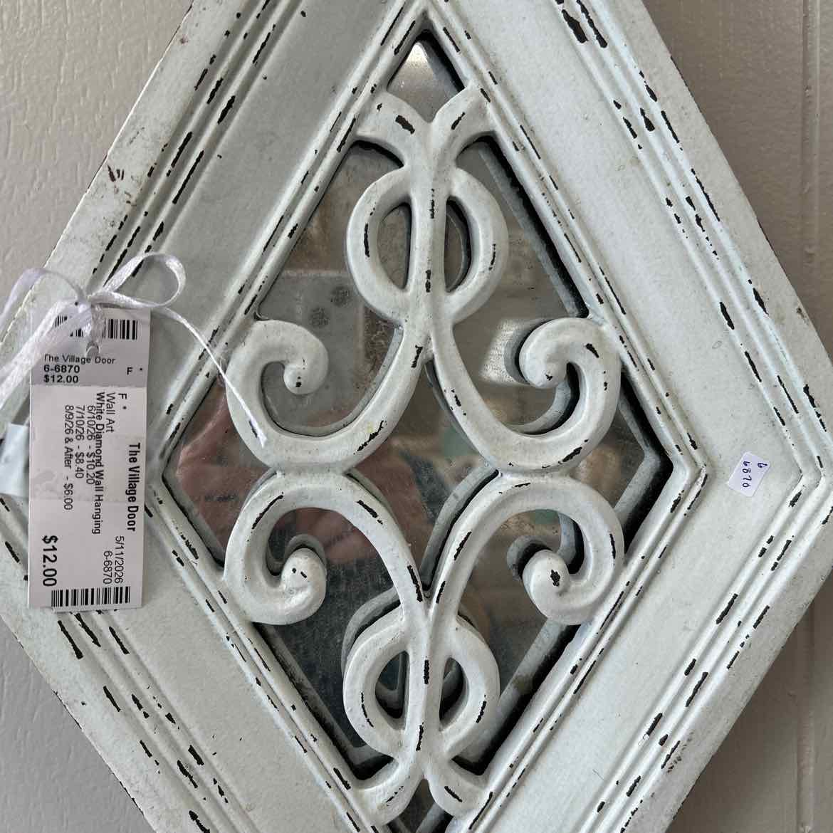 White Diamond Wall Hanging