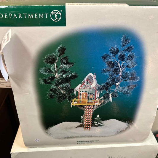 Dept 56 Elf Tree House