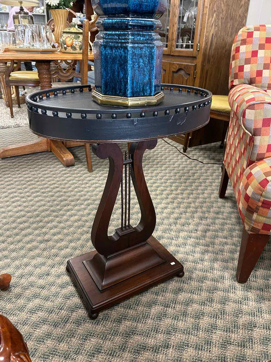 Black Painted Side Table