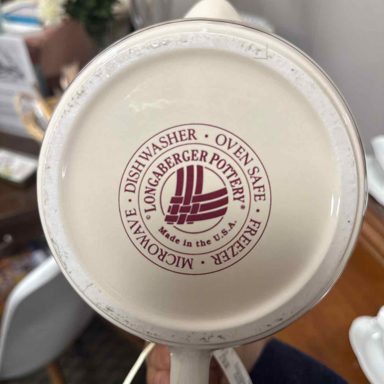 Ivory Longaberger Mixing Bowl