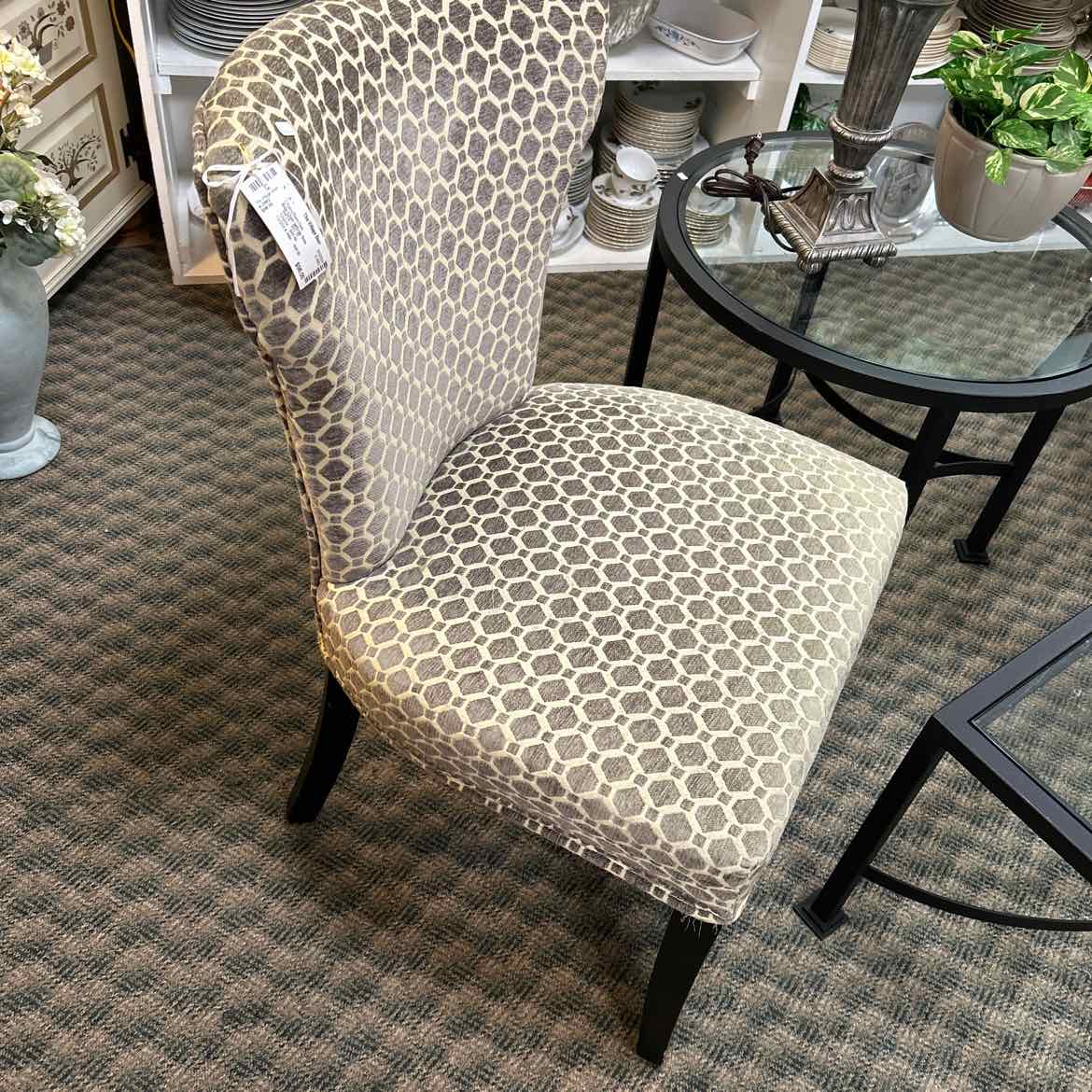 Side Chair w/Gray Dots