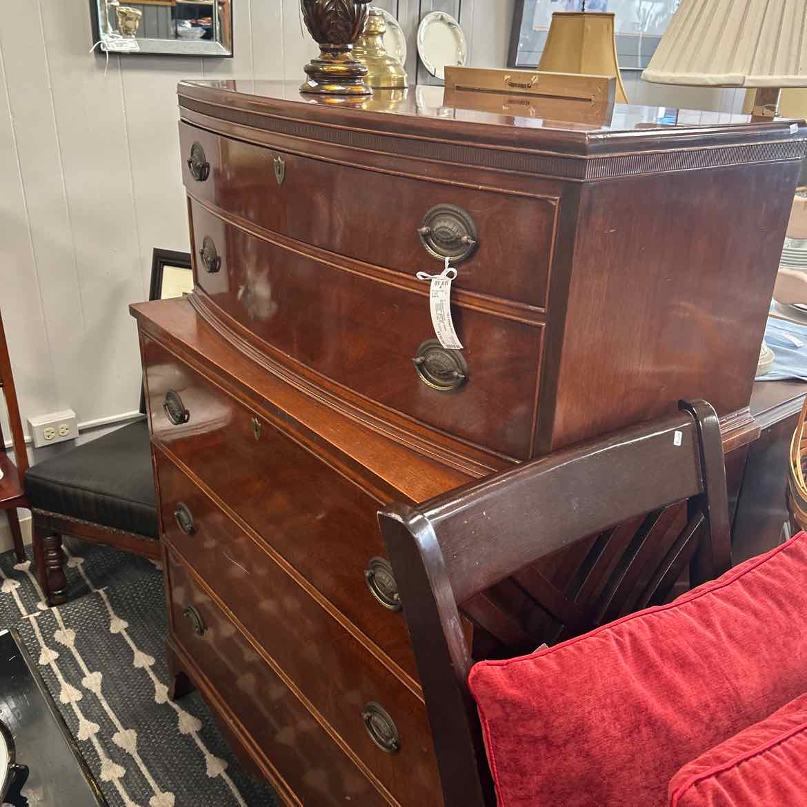 Mahogany Chest on Chest