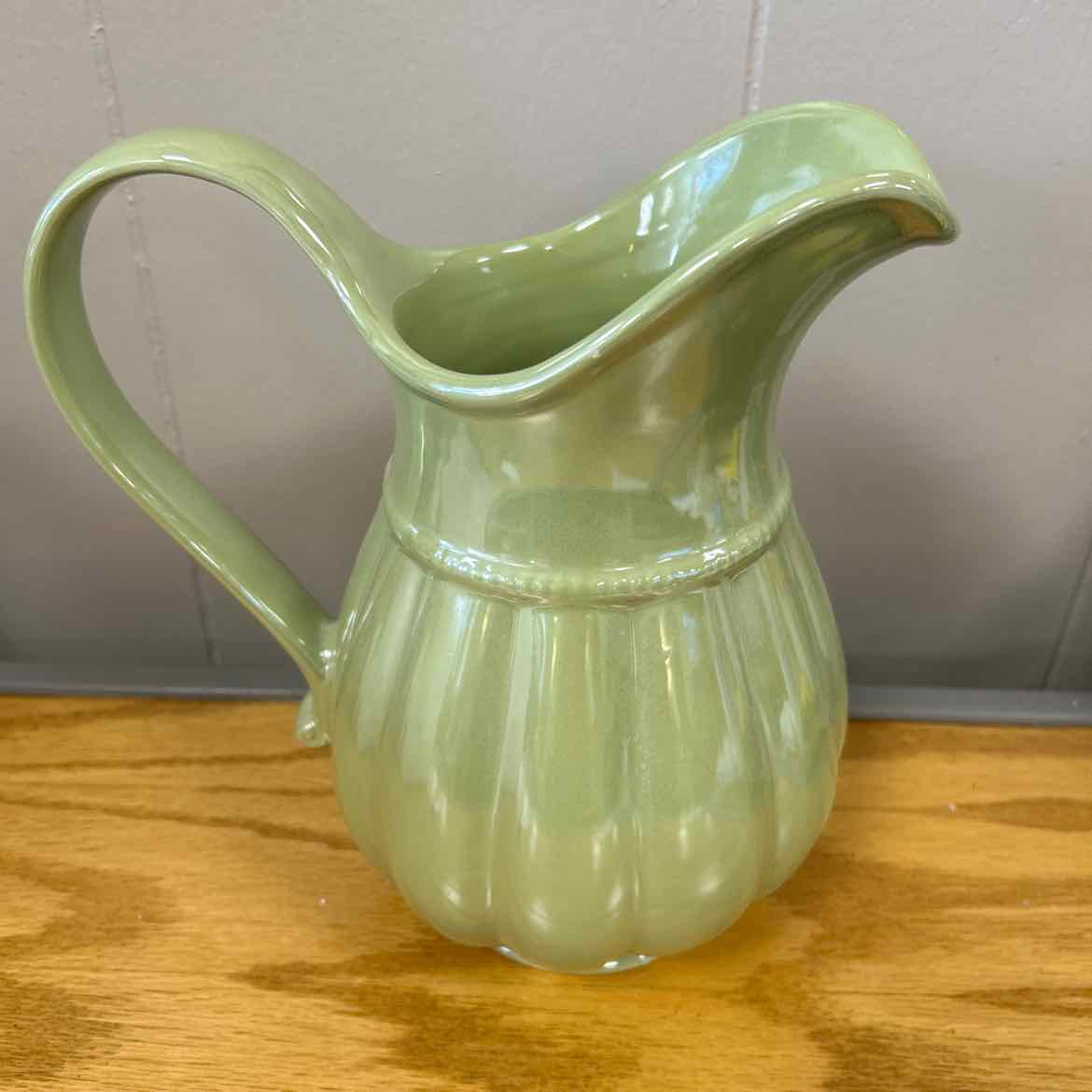 Green Luster Pitcher