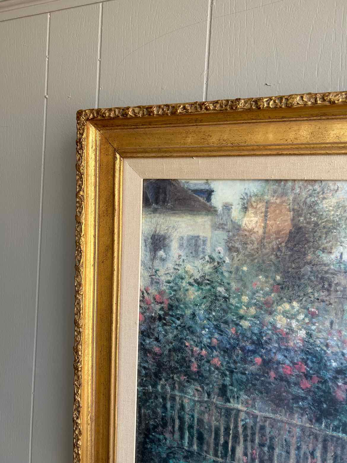 Monet Scene -Artist w/Easel