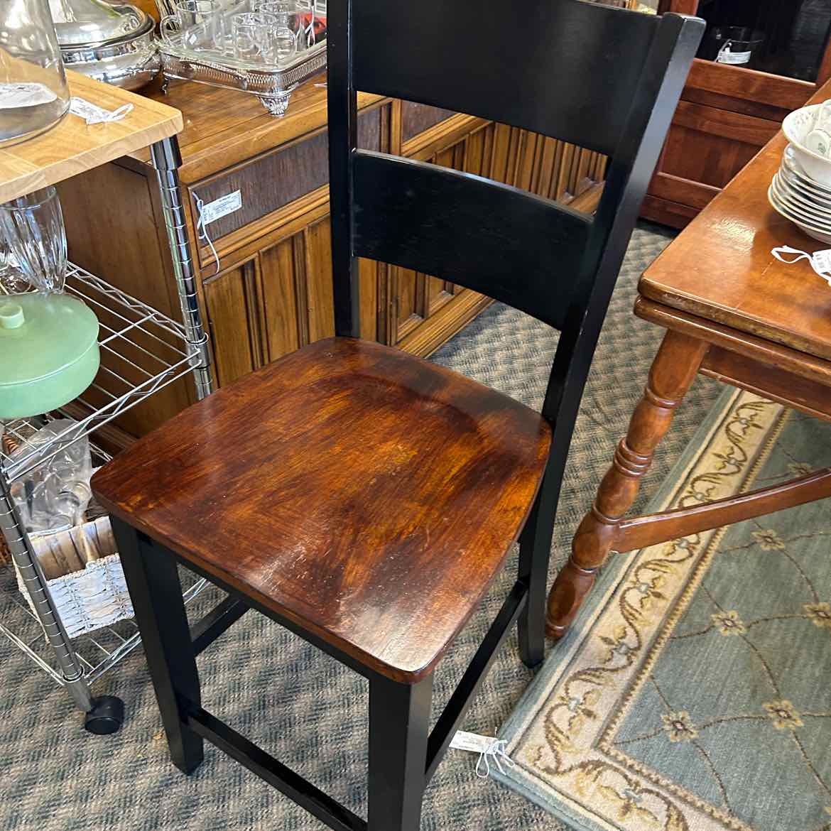 Wooden Counter Stool
