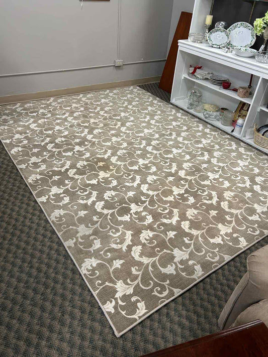 120x89 Tan & Cream Rug