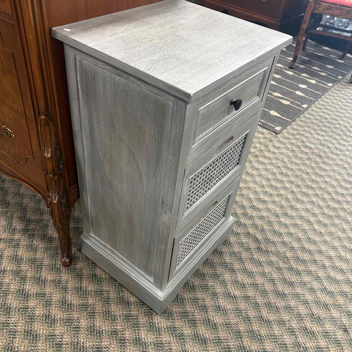 Small Grey 3 Drawer Chest