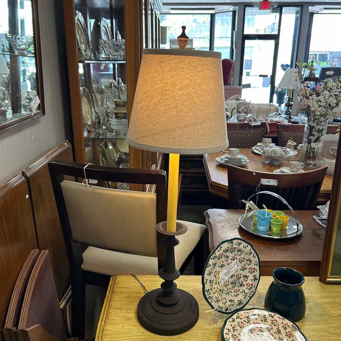 Brown Metal Base Lamp