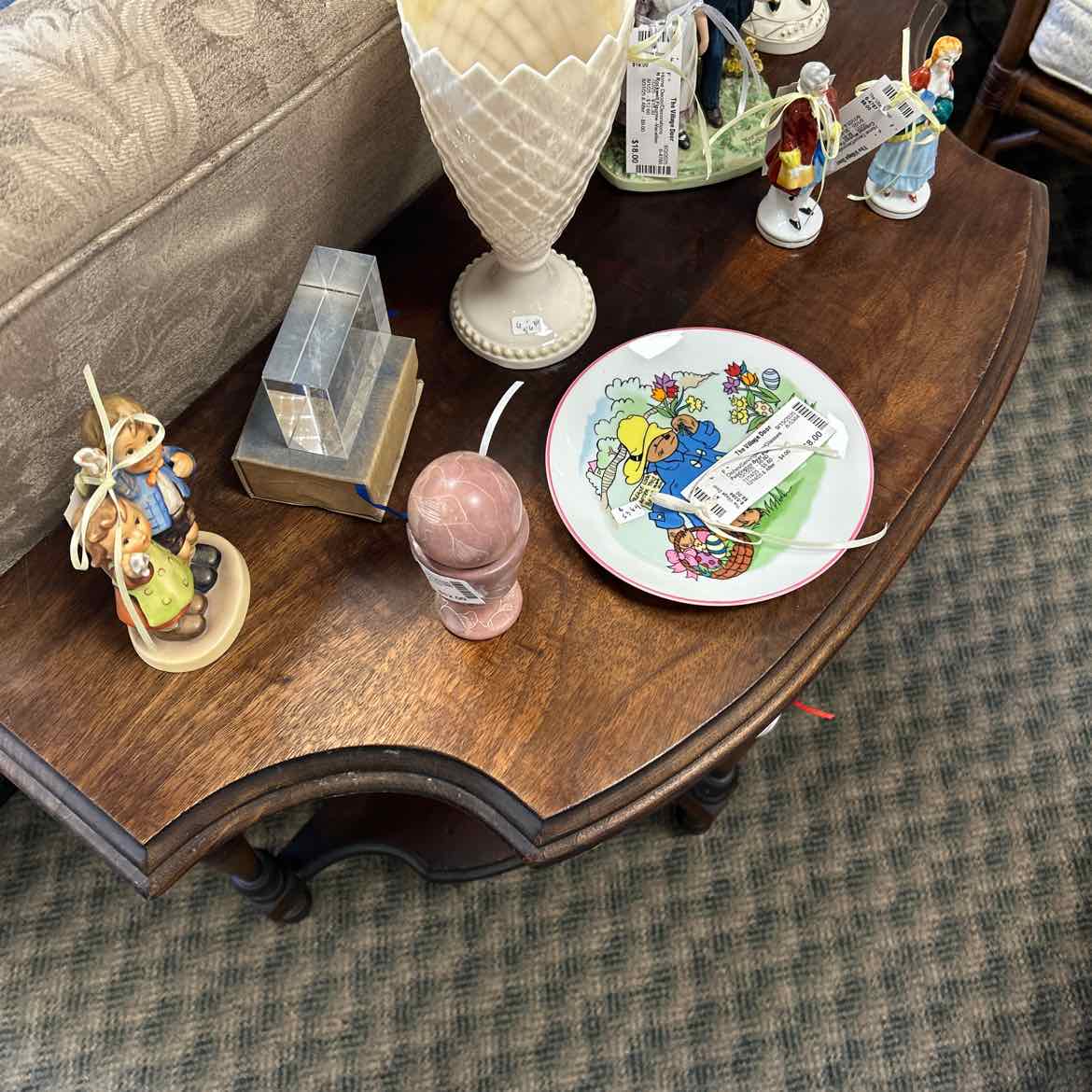 Two Tiered Wood Hall Table