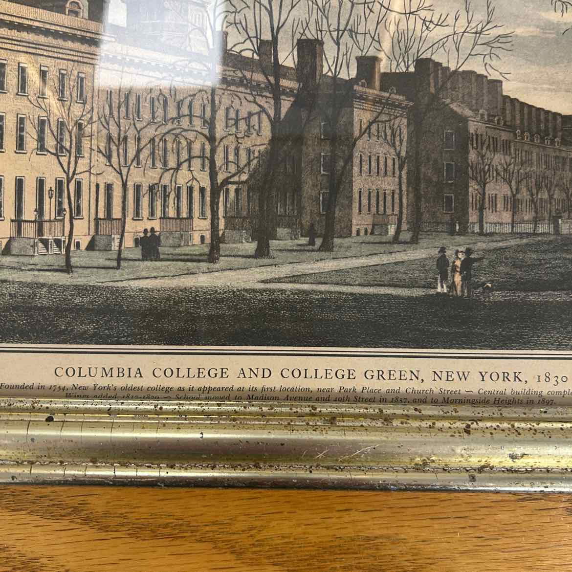 Vintage Picture Columbia College 1850