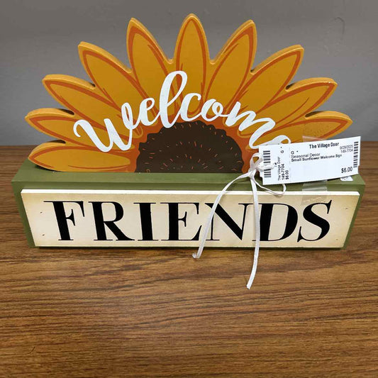 Small Sunflower Welcome Sign